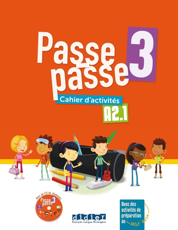 [object Object] «Passe-passe 3. A2.1. Cahier d'activités (+ CD mp3)», автор Ромен Кретьєн - фото №1