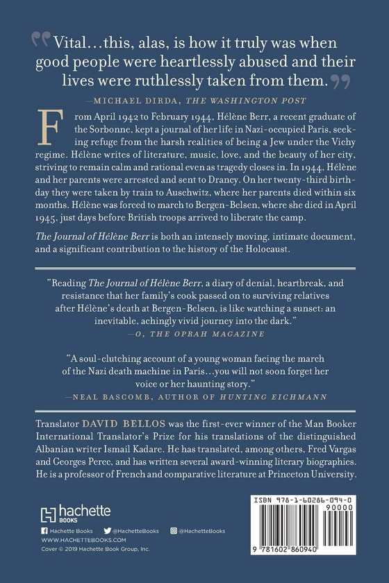Паперова книга «The Journal of Helene Berr», автор Елен Берр - фото №1