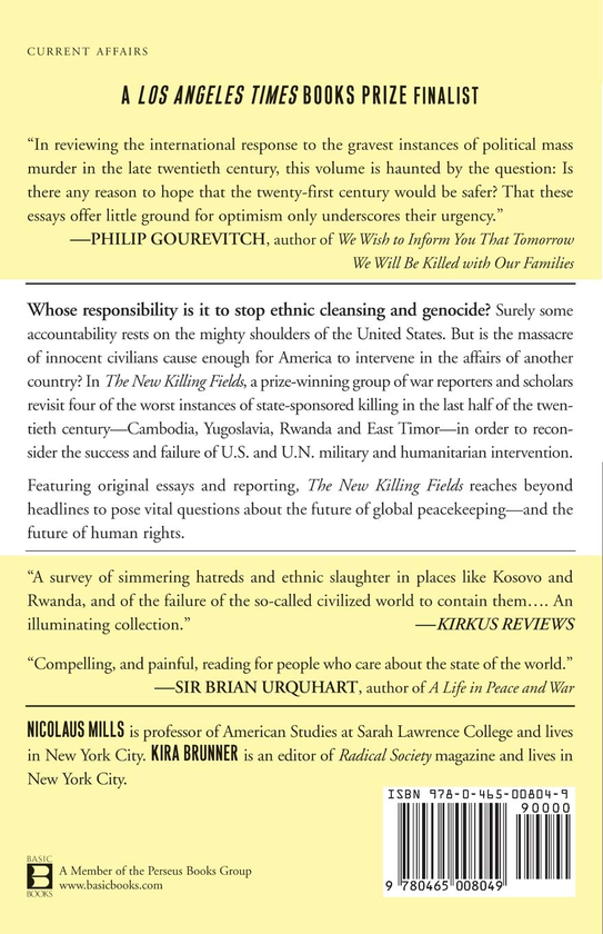 Паперова книга «The New Killing Fields : Massacre and the Politics of Intervention», автор Кіра Бруннер - фото №1