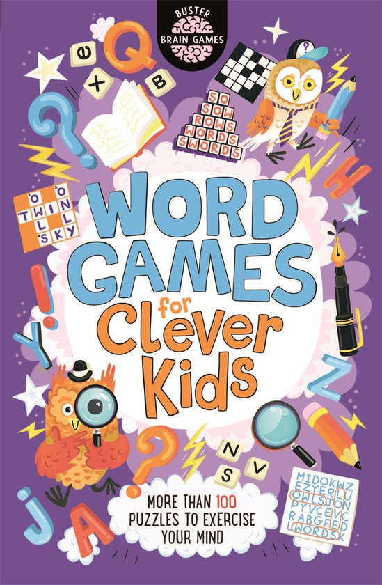 Паперова книга «Word Games for Clever Kids», авторів Гарет Мур, Кріс Дікасон - фото №1