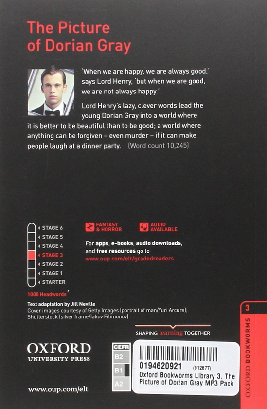Паперова книга «Oxford Bookworms Library. Level 3: The Picture of Dorian Gray. MP3 Pack», автор Оскар Вайлд - фото №1