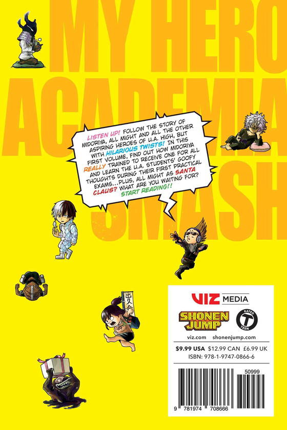 Паперова книга «My Hero Academia. Smash! Volume 1», авторів Хiрофумi Неда, Кохей Хорікоші - фото №1