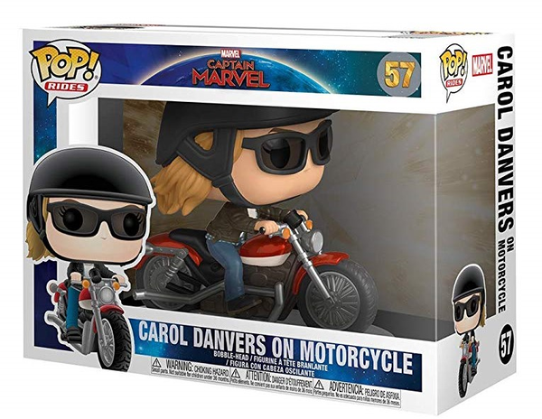  «Коллекционная фигурка Funko Pop! Pop movies Captain Marvel Carol Danvers on Motorcycle (FK36418)», бренда Funko Pop - фото №1