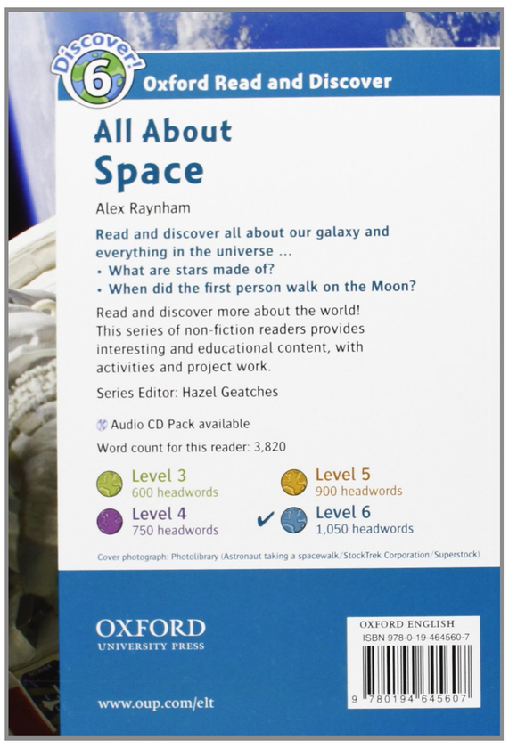 [object Object] «Oxford Read and Discover: Level 6: All About Space», автор Alex Raynham - фото №2 - миниатюра