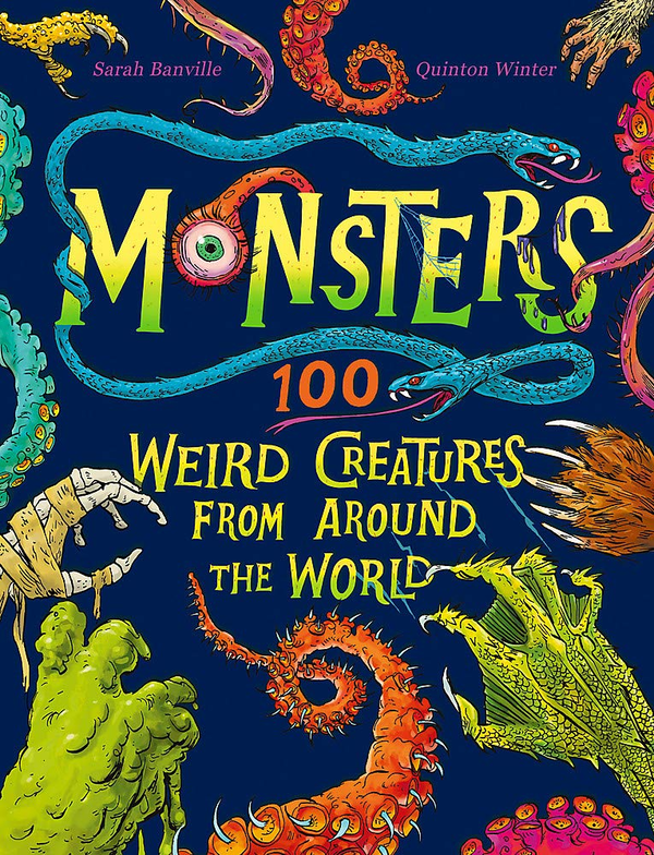 Бумажная книга «Monsters. 100 Weird Creatures from Around the World», автор Сара Бэнвилл - фото №1