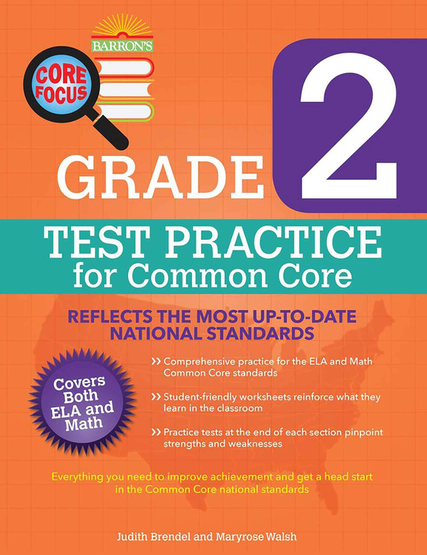 Паперова книга «Barron's Core Focus Grade 2: Test Practice for Common Core», автор Меріроз Уолш - фото №1