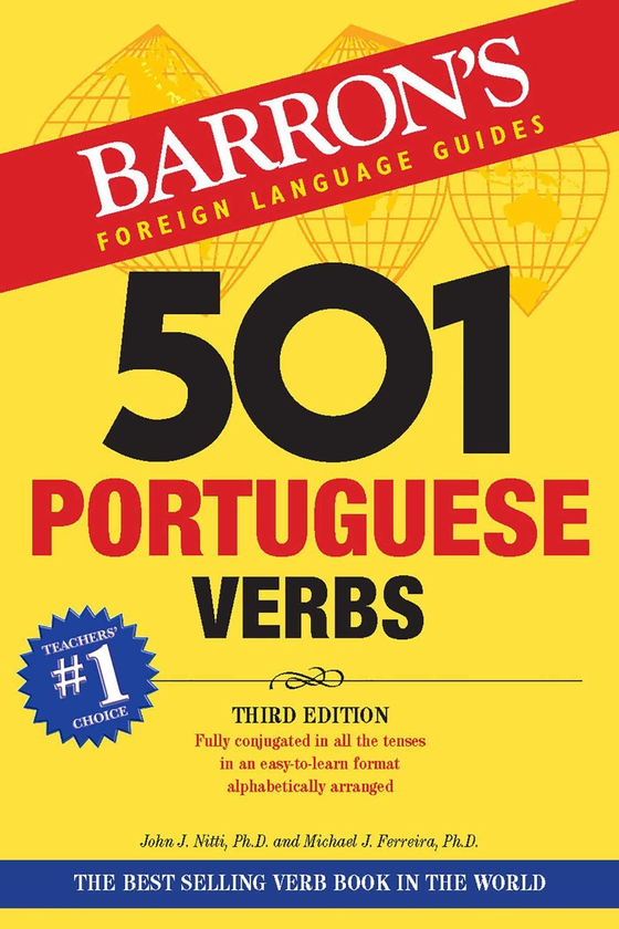 Бумажная книга «501 Portuguese Verbs», авторов Джон Дж. Нитти, Майкл Дж. Феррейра - фото №1