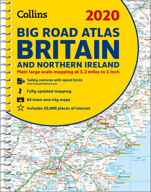 Бумажная книга «2020 Collins Big Road Atlas Britain and Northern Ireland» - фото №1