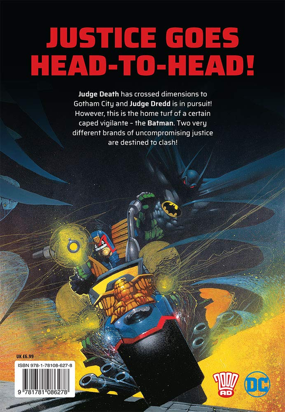 Паперова книга «2000 AD Digest. Judge Dredd/Batman. Vendetta in Gotham», авторів Джон Вагнер, Алан Грант - фото №1