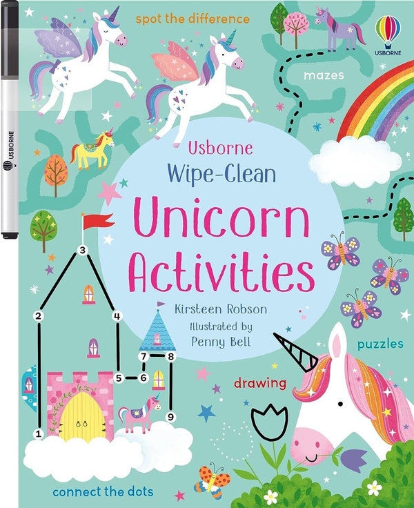 [object Object] «Wipe-Clean Unicorn Activities», автор Кирстин Робсон - фото №1