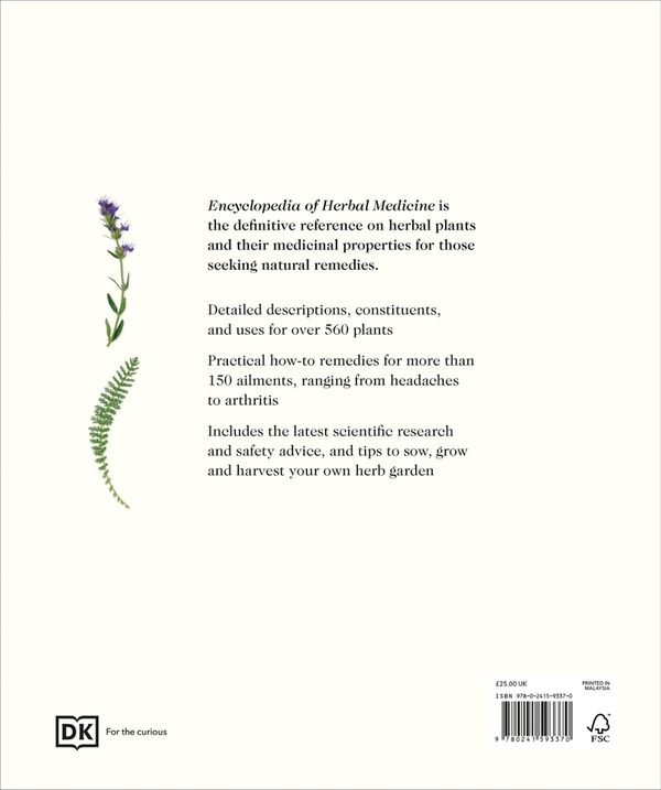 Паперова книга «Encyclopedia of Herbal Medicine», автор Ендрю Шевал’є - фото №1
