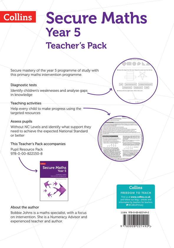 [object Object] «Secure Year 5 Maths Teacher's Pack: A Primary Maths Intervention Programme», автор Бобби Джонс - фото №2 - миниатюра