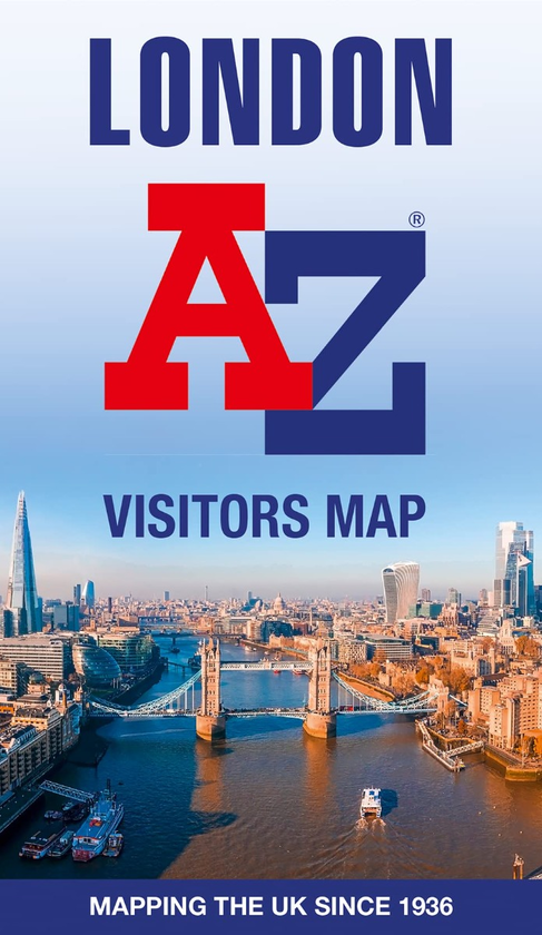 Бумажная книга «London A-Z Visitors Map» - фото №1