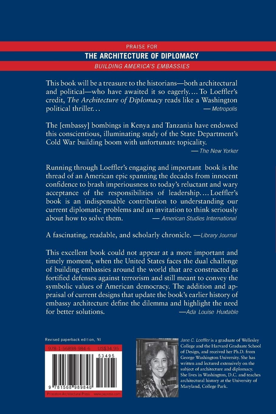 Бумажная книга «Architecture of Diplomacy.  Building America's Embassies», автор Джейн С. Леффлер - фото №1