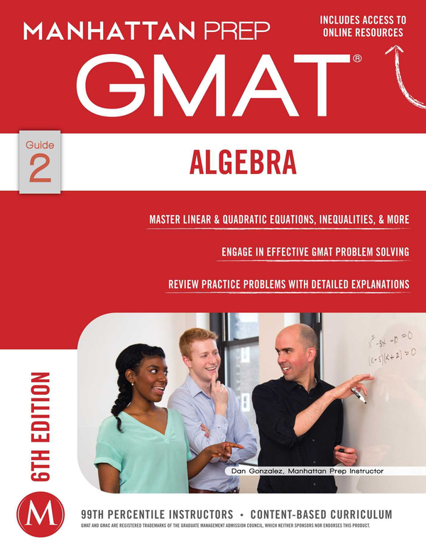 Паперова книга «GMAT Algebra Strategy Guide» - фото №1