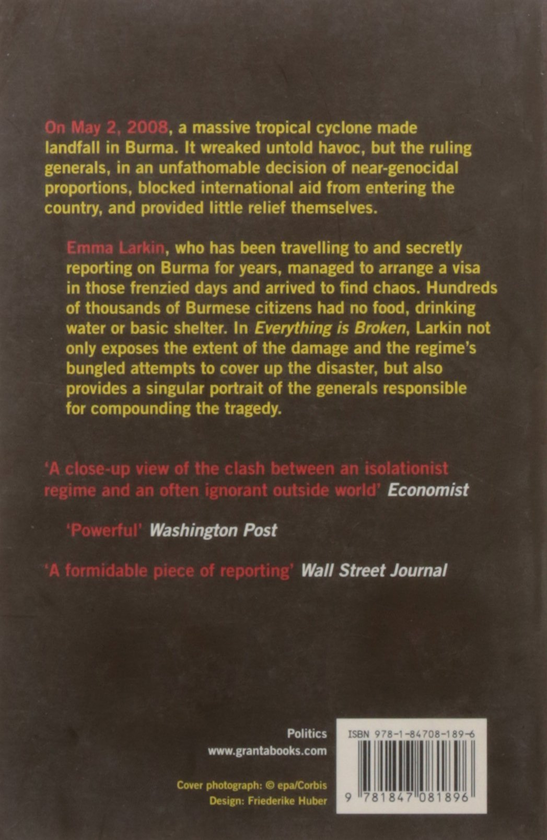Бумажная книга «Everything Is Broken. Life Inside Burma», автор Эмма Ларкин - фото №1