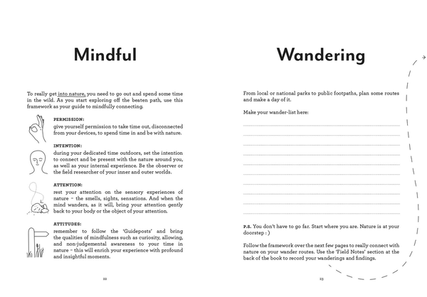 Бумажная книга «Into Nature: Mindful ways to unplug and reconnect» - фото №1