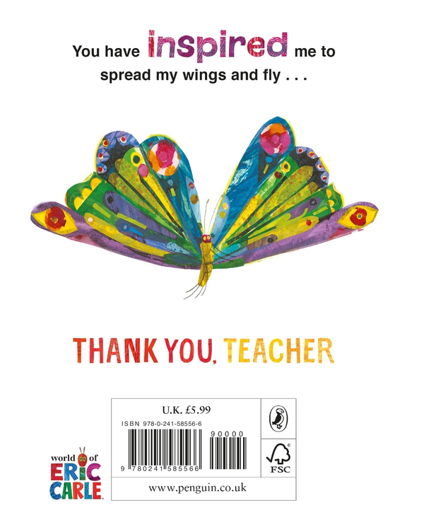 Бумажная книга «Thank You, Teacher from The Very Hungry Caterpillar», автор Эрик Карл - фото №1