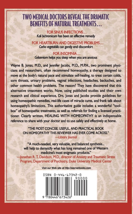 Паперова книга «Healing With Homeopathy. The Doctors' Guide», автор Уейн Б. Джонас - фото №1