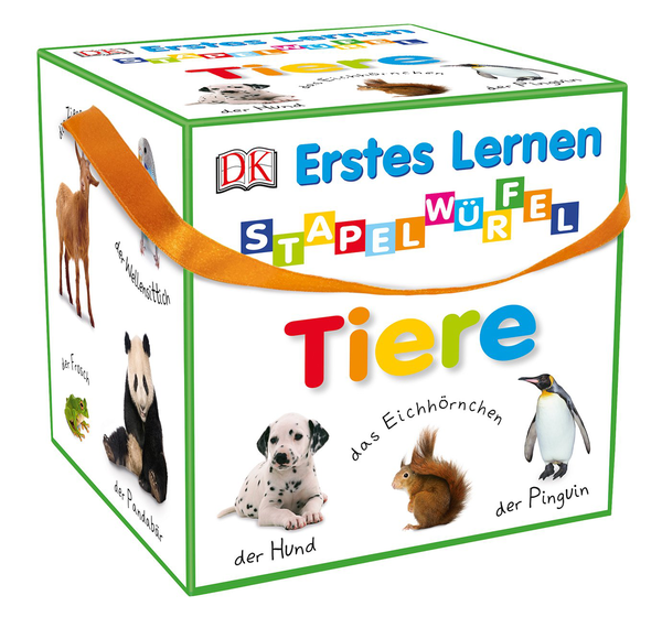 Паперова книга «Erstes Lernen: Stapelwurfel Tiere » - фото №1