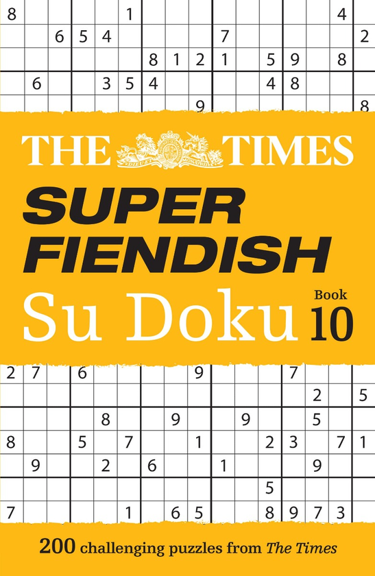 Паперова книга «The Times Super Fiendish Su Doku Book 10. 200 Challenging Puzzles» - фото №1
