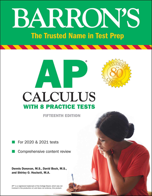 Бумажная книга «AP Calculus : With 8 Practice Tests», автор Деннис Донован - фото №1