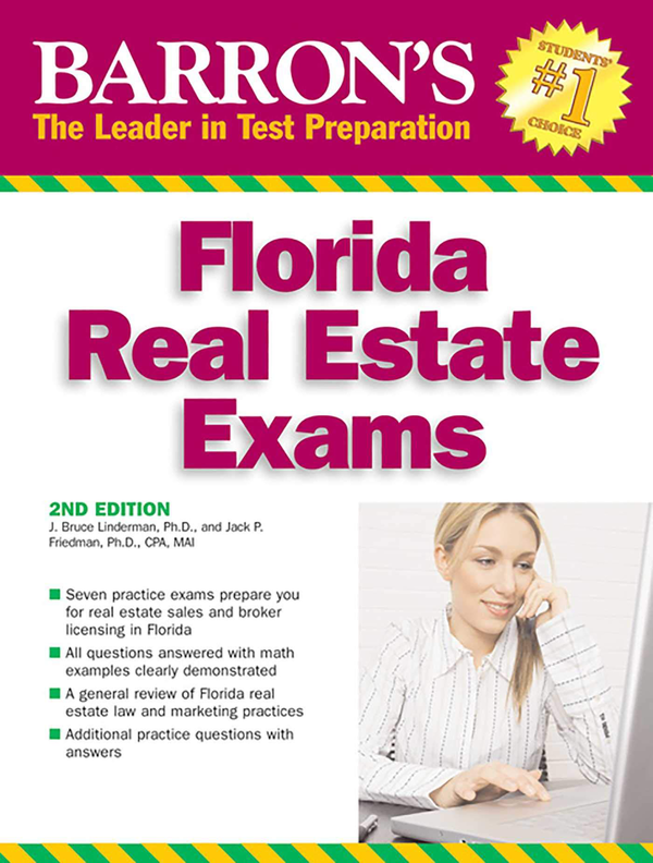 Паперова книга « Barron's Florida Real Estate Exams», автор Брюс Ліндеман - фото №1