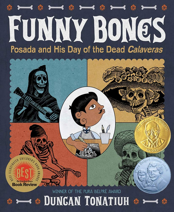Бумажная книга «Funny Bones. Posada and His Day of the Dead Calaveras», автор Данкан Тонатью - фото №1