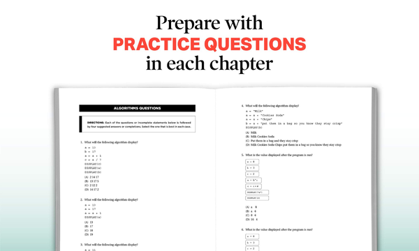 Паперова книга «AP Computer Science Principles with 3 Practice Tests», автор Сет Рейхельсон - фото №1
