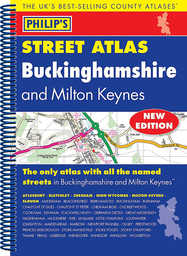 Бумажная книга «Philip's Street Atlas Buckinghamshire» - фото №1