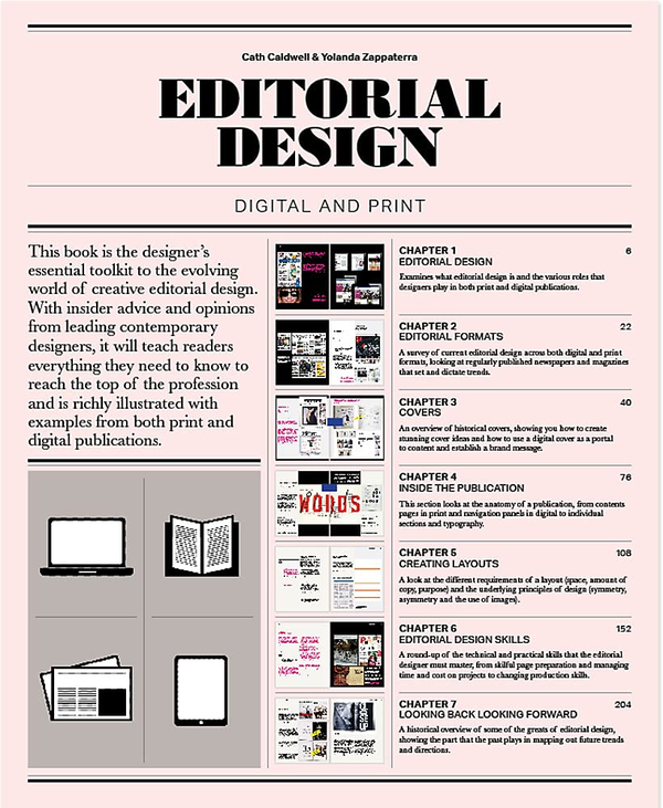 [object Object] «Editorial Design. Digital and Print», авторів Кет Колдуелл, Йоланда Дзаппатерра - фото №1