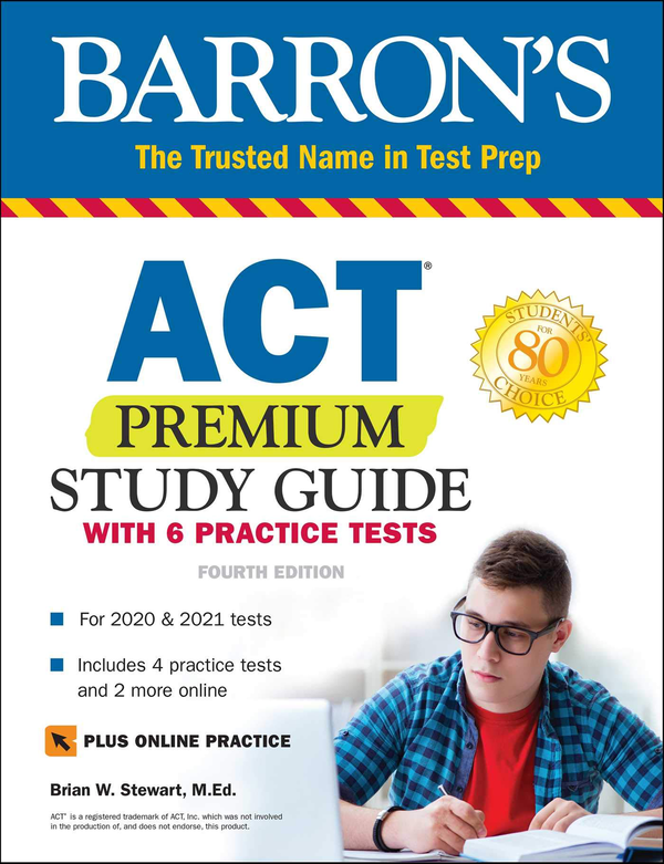 Бумажная книга « ACT Premium Study Guide with 6 Practice Tests», автор Брайан Стюарт - фото №1