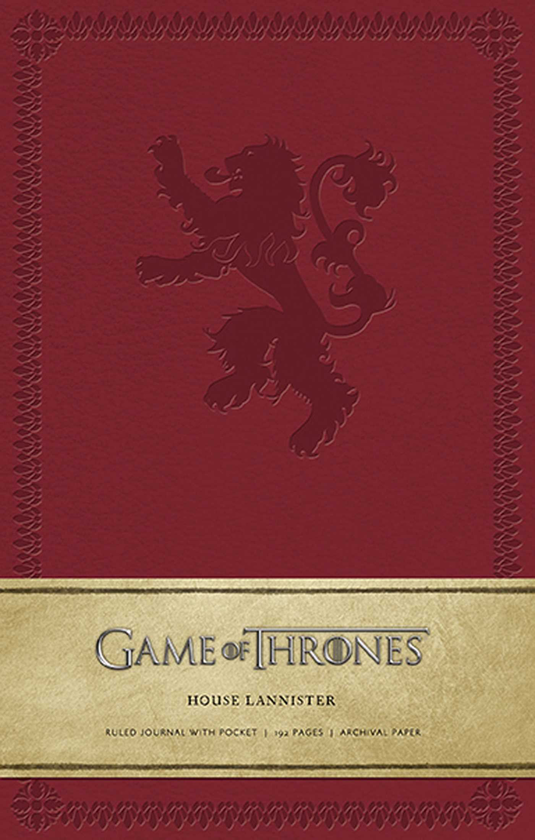 Бумажная книга «Game of Thrones. House Lannister. Hardcover Ruled Journal» - фото №1
