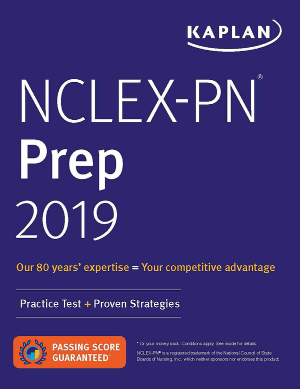 Паперова книга «NCLEX-PN Prep 2019 : Practice Test + Proven Strategies» - фото №1