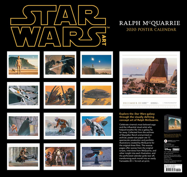Бумажная книга «Star Wars Art. Ralph McQuarrie 2020 Poster Calendar» - фото №1