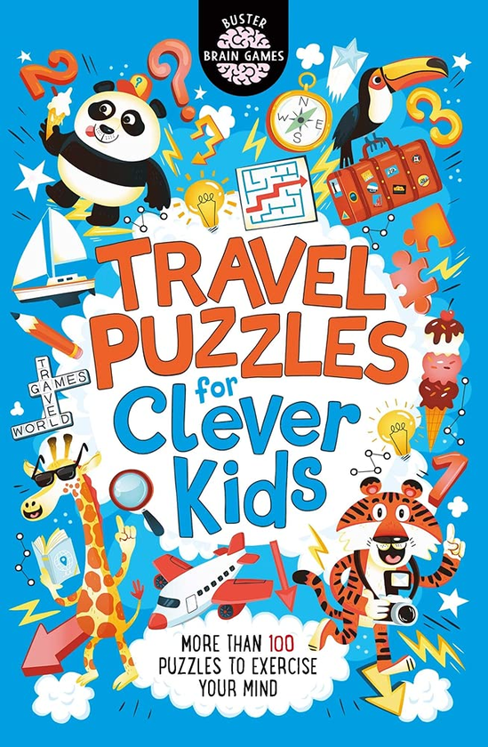Бумажная книга «Travel Puzzles for Clever Kids», авторов Гарет Мур, Крис Дикасон - фото №1