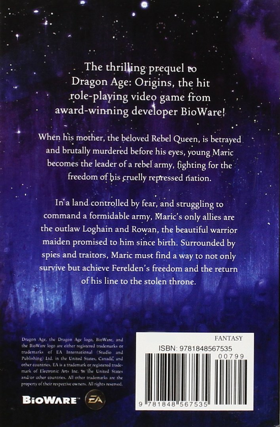 Паперова книга «Dragon Age - The Stolen Throne. Book 1», автор Девід Гейдер - фото №1