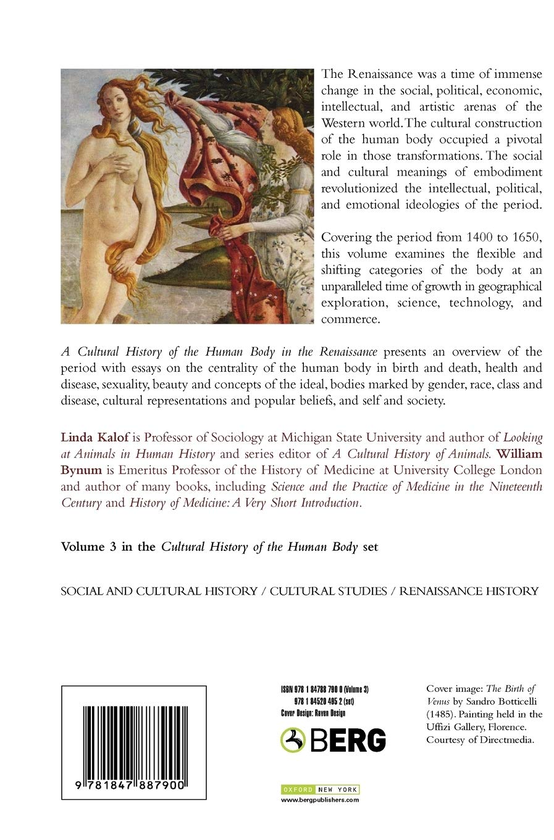 Бумажная книга «A Cultural History of the Human Body in the Renaissance» - фото №1