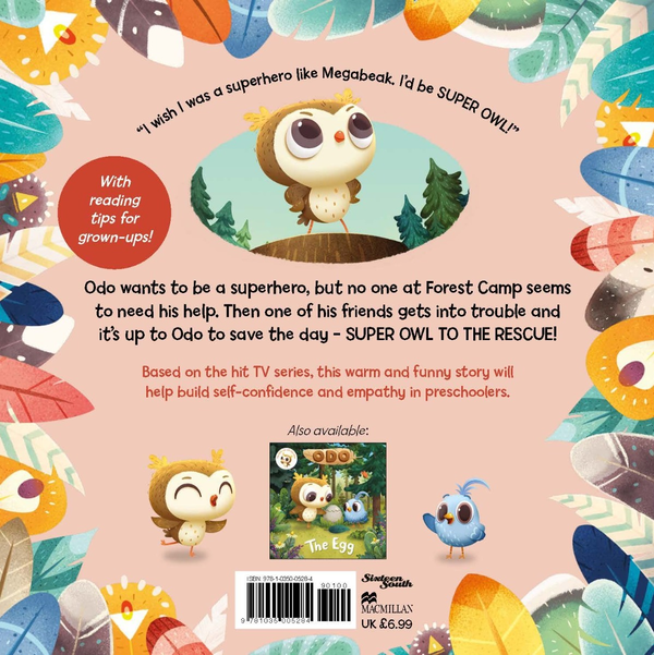 Паперова книга «Odo. Super Owl!», автор Аманда Лі - фото №1