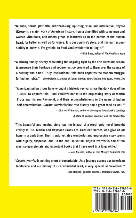 Паперова книга «Coyote Warrior. One Man, Three Tribes, and the Trial That Forged a Nation», автор Пол Вандевельдер - фото №1