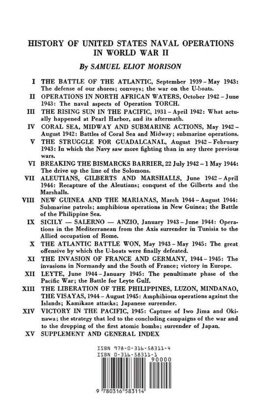 Бумажная книга «Invasion of France and Germany, 1944-945 (History of United States Naval Operations in World War II)», автор Семуэль Морисон - фото №1