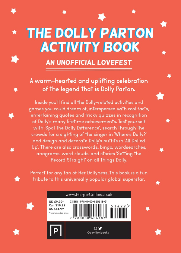 Бумажная книга «The Dolly Parton Activity Book. An Unofficial Lovefest», автор Натан Джойс - фото №1
