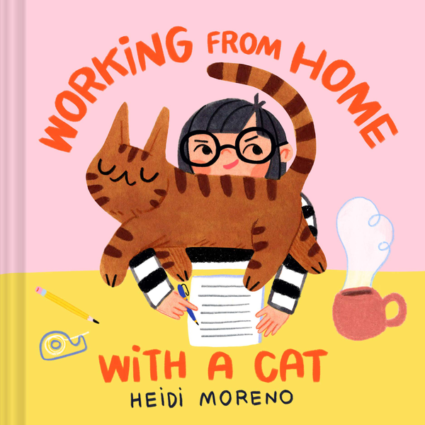 Паперова книга «Working from Home with a Cat», автор Хайді Морено - фото №1