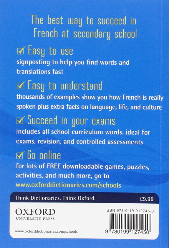 Бумажная книга «Oxford Learner's French Dictionary» - фото №1