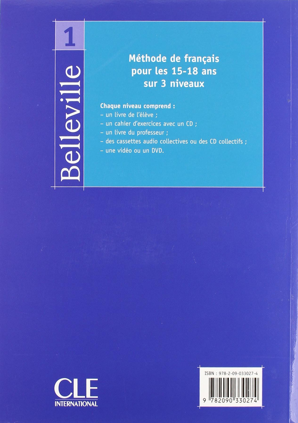 Бумажная книга «Belleville: Livre De L'Eleve 1» - фото №1
