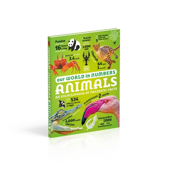 Паперова книга «Our World in Numbers Animals. An Encyclopedia of Fantastic Facts» - фото №1