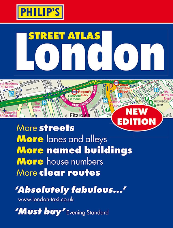 Бумажная книга «Philip's Street Atlas London : Mini Paperback Edition» - фото №1