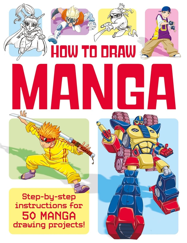 Паперова книга «How to Draw Manga», автор Річард Феррара-Хейз - фото №1