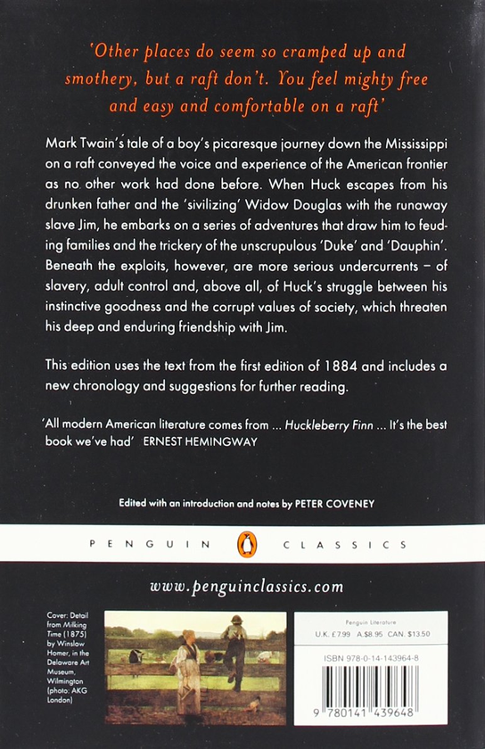 Бумажная книга «The Adventures of Huckleberry Finn», автор Марк Твен - фото №1