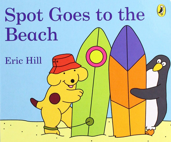 Бумажная книга «Spot Goes to the Beach», автор Эрик Хилл - фото №1